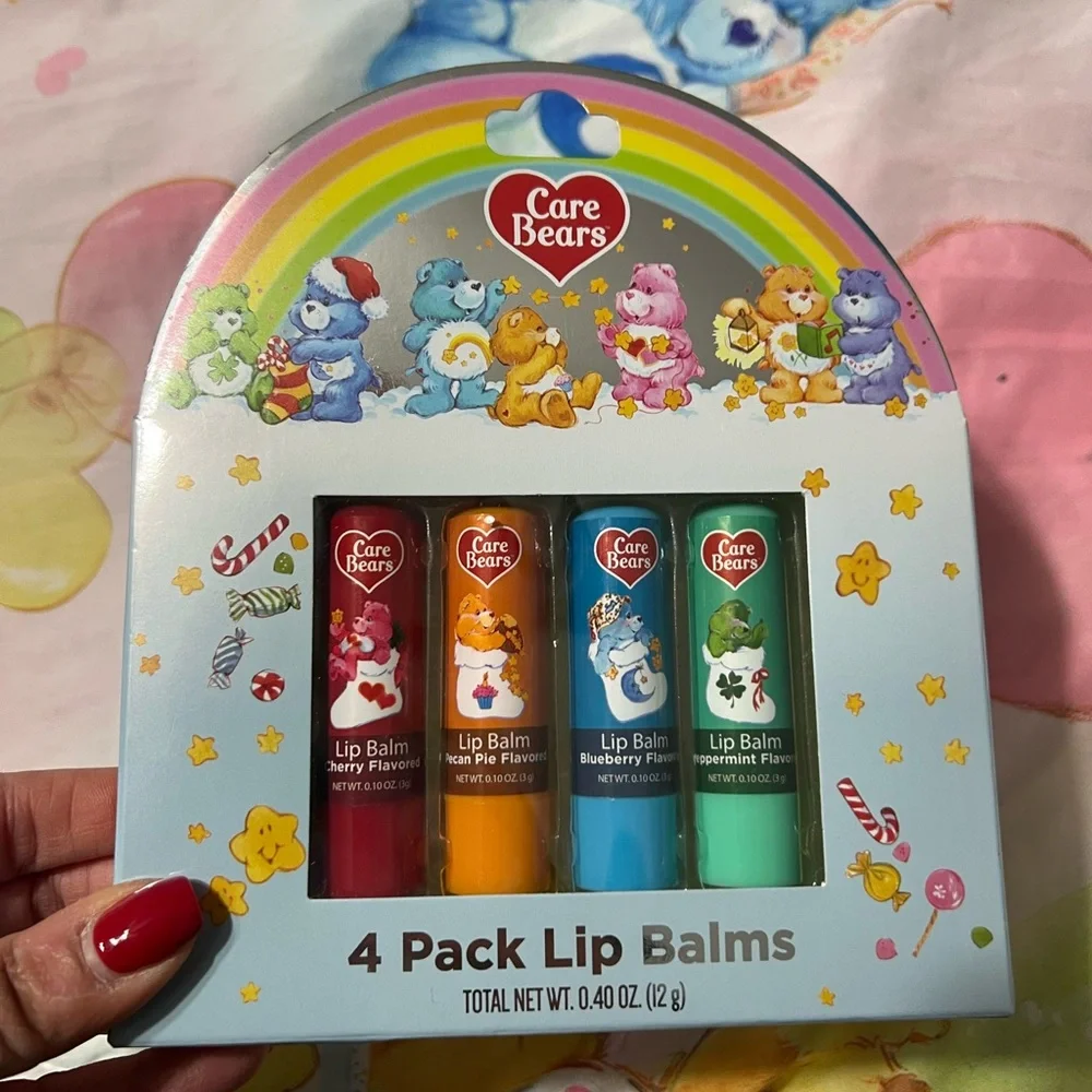 Care Bear 4 pack lip balm